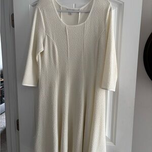 Cato Cream Long Sleeve Dress
